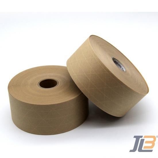 Heavy Duty Reinforced Wet Adhesive Kraft Packing Tape For Secure Shipping
